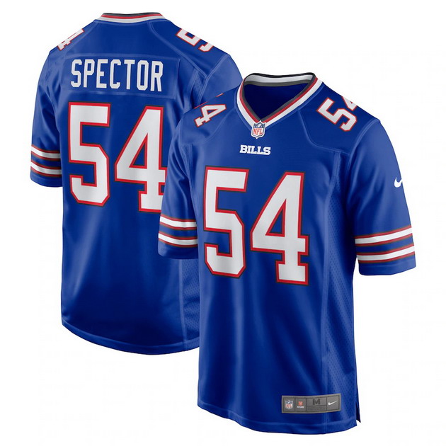 mens nike baylon spector royal buffalo bills game jersey